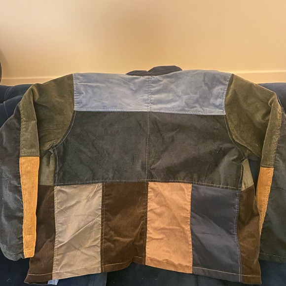 Carhartt Men's Patchwork Jacket in Brown, Blue, and Black - Picture 6 of 6